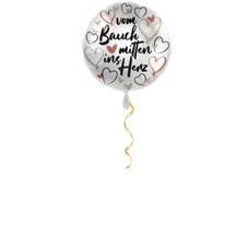 Vom Bauch mitten ins Herz Ballon - 43 cm