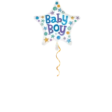 Baby Boy Stern Ballon - 43 cm