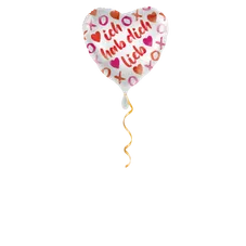 Ich hab dich lieb xoxo Ballon - 43 cm