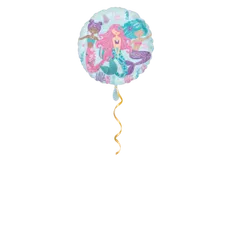 Meerjungfrauen schimmernd Ballon - 45cm
