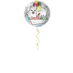 Herzlichen Glückwunsch Lama Ballon - 43cm