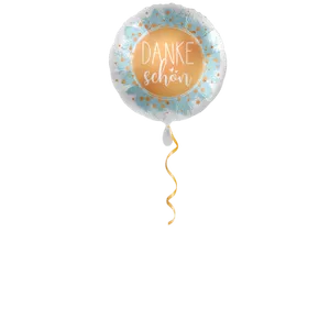 Dankeschön satin Ballon - 43cm