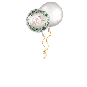 Gute Besserung Blumen Ballon-Set