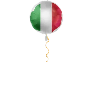 Italien Flagge Ballon - 43cm
