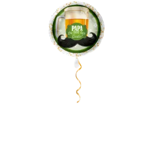 Papa tu es le meilleur ballon de bière – 43cm DE