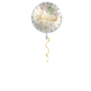 Bonne chance cochon ballon - 43 cm DE