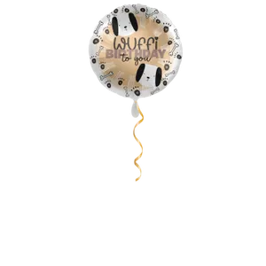 Happy Birthday Wuff Ballon - 43 cm