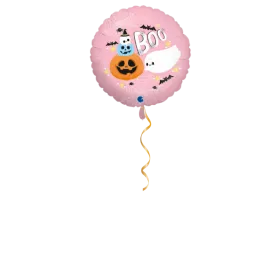 Boo Geist rosa Ballon - 46cm
