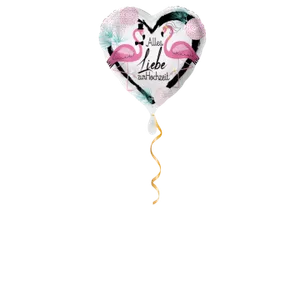 Ballon de mariage flamingos – 43cm DE