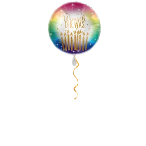Wünsch Dir was Kerzen Ballon - 43cm