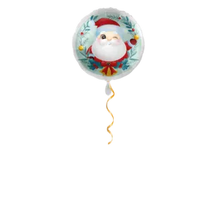 Weihnachtsmann zwinkernd Ballon - 43cm