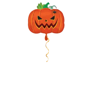 Gruseliger Kürbis Ballon - 50 cm