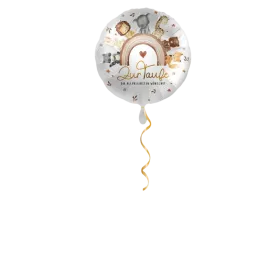 Regenbogenfreunde Taufe Ballon - 43cm