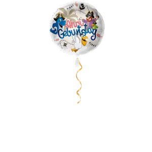 Ahoi Geburtstag Pirat Ballon - 43 cm