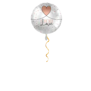 I love you rund Ballon - 43cm