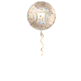 Wir vermissen Dich Ballon - 43 cm