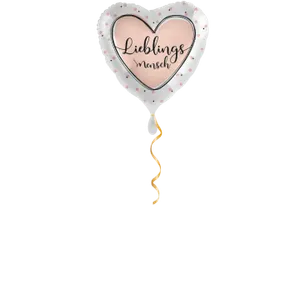 Lieblingsmensch satin Ballon - 43cm