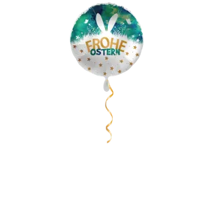 Frohe Ostern farbig Ballon - 43cm