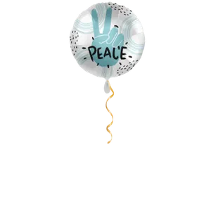 Peace Hand Ballon - 43cm
