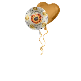 Happy Birthday roar Löwe Ballon-Set