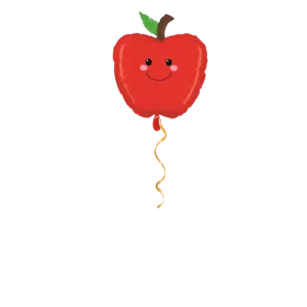 Apfel Ballon - 66cm