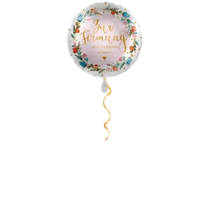 Firmung Blumen Ballon - 43 cm