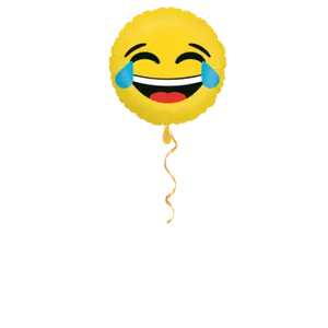 Smiley am lachen Ballon - 43cm