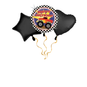 Monster Truck Birthday Ballon-Set