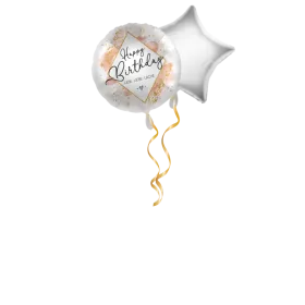 Happy Birthday Lebe Liebe Lache Ballon-Set