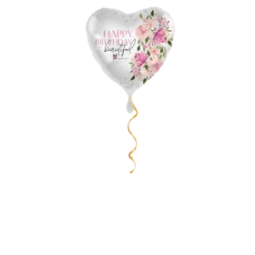 Beautiful Flowers to your Birthday Ballon - 43cm
