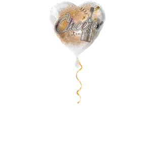 Cheers guten Rutsch Ballon - 43cm