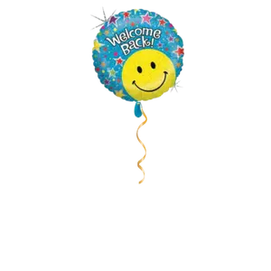 Bienvenue à la maison coloré ballon - 43 cm DE