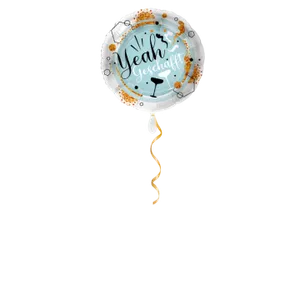 Yeah Geschafft Ballon - 43cm