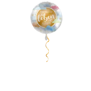 Hoch sollst du leben Ballon - 43cm