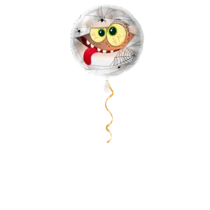Grusel Smiley Ballon - 43cm