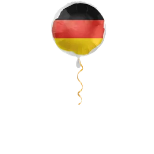 Deutschland Flagge Ballon - 43cm