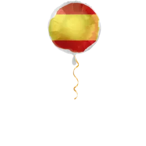 Spanien Flagge Ballon - 43cm