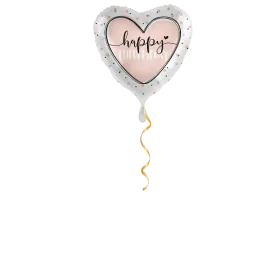 Happy Birthday satin Ballon - 43cm