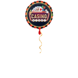 Casino Night Ballon - 71cm
