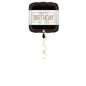 Happy Birthday klassisch Ballon - 46cm