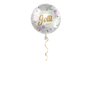 Wetsch Du mis Gotti sii? Ballon - 43 cm