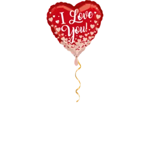 I love you Herz Ballon - 43 cm