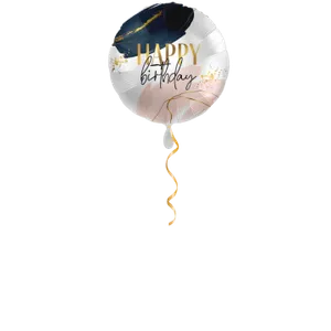 Happy Birthday moderne ballon - 43cm