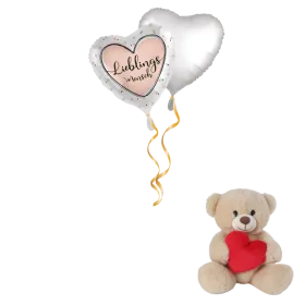 Lieblingsmensch inkl. Bär Ballon-Set