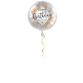 Happy Birthday Lebe Liebe Lache Ballon - 43cm
