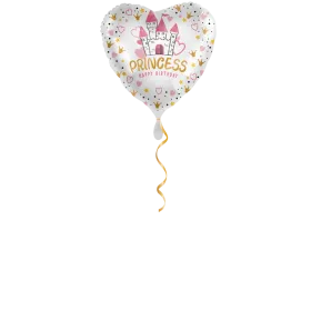Happy Birthday Princess Ballon - 43cm