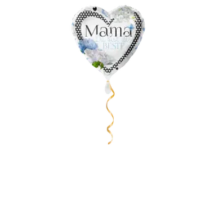 Mama du bist die Beste Herz Ballon - 43cm