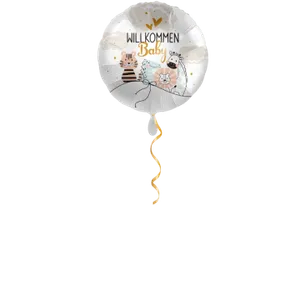 Bienvenue bébé animaux ballon – 43cm DE
