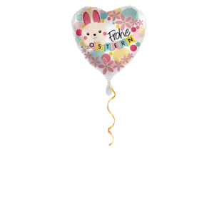 Frohe Ostern Häschen Ballon - 43cm