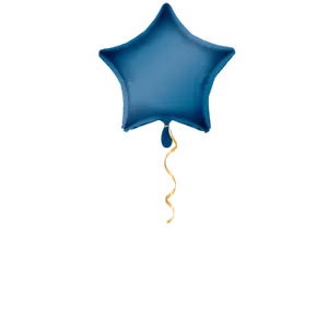 Stern blau klein Ballon - 43cm